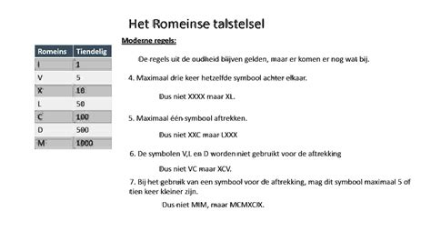 omrekenen nederlands naar romeins.